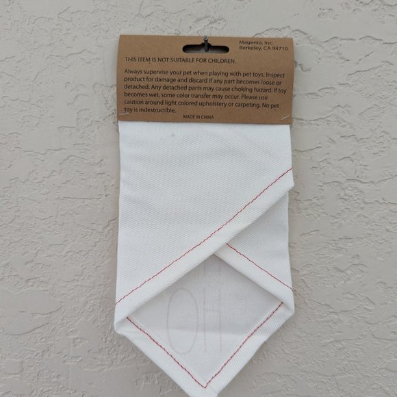 Rae Dunn Ho Ho Ho Christmas Dog Bandana NWT - Picture 2 of 2